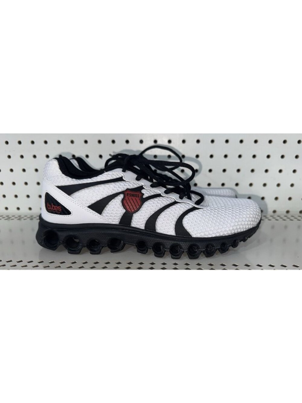 K-Swiss Tubes Comfort 200 Mens Athletic Running Shoes Size 8.5 White Black Red